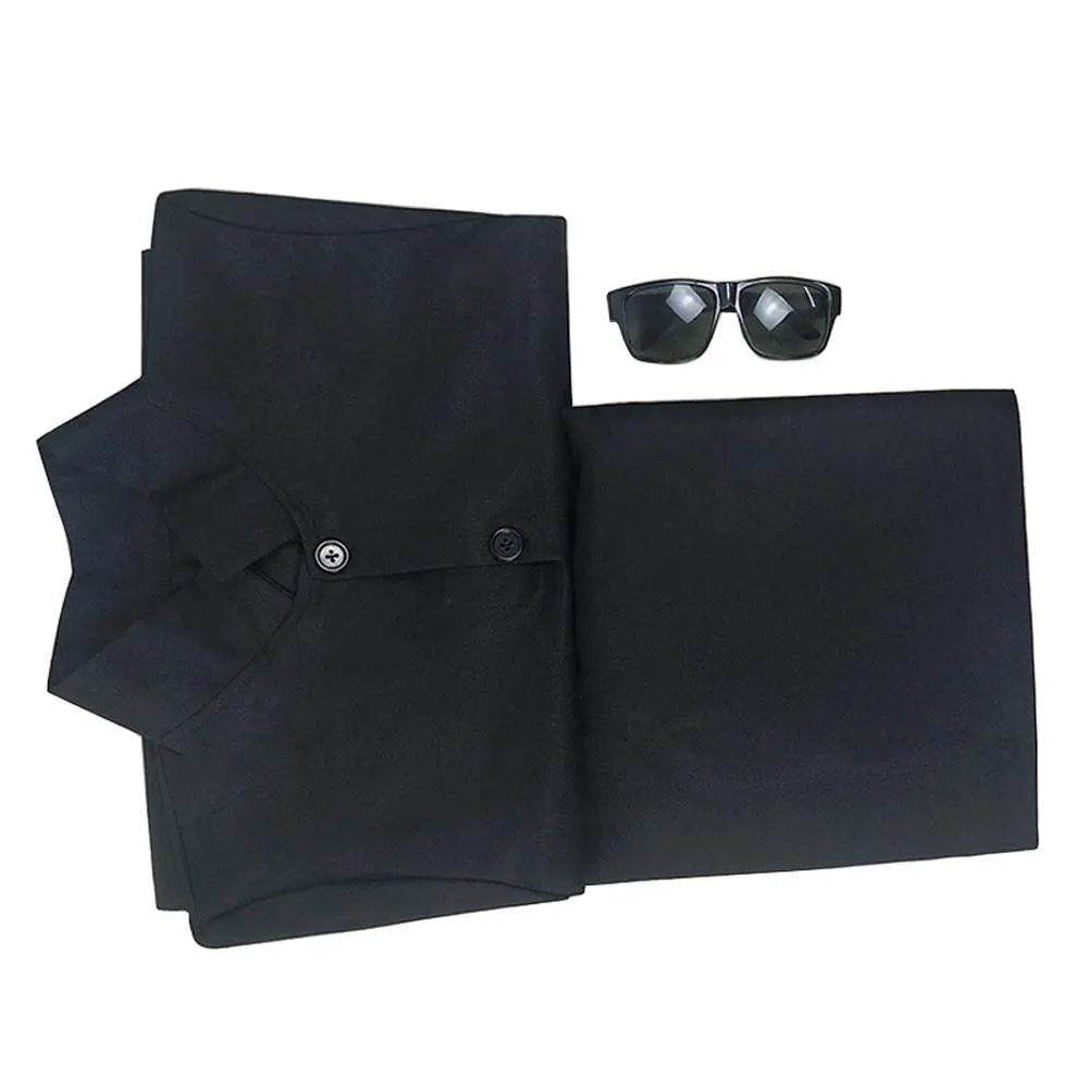 Movie The Matrix Cosplay Neo Costume Black Suit Cloak Pants Outfit Halloween Costumes for Men - Ecosfun