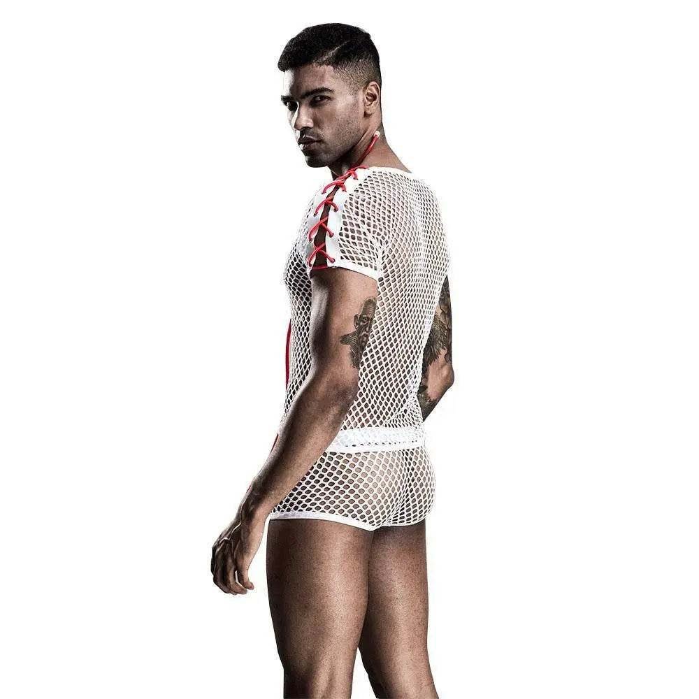 Stag do White Doctor Party Costume Nightclub Uniform - Ecosfun