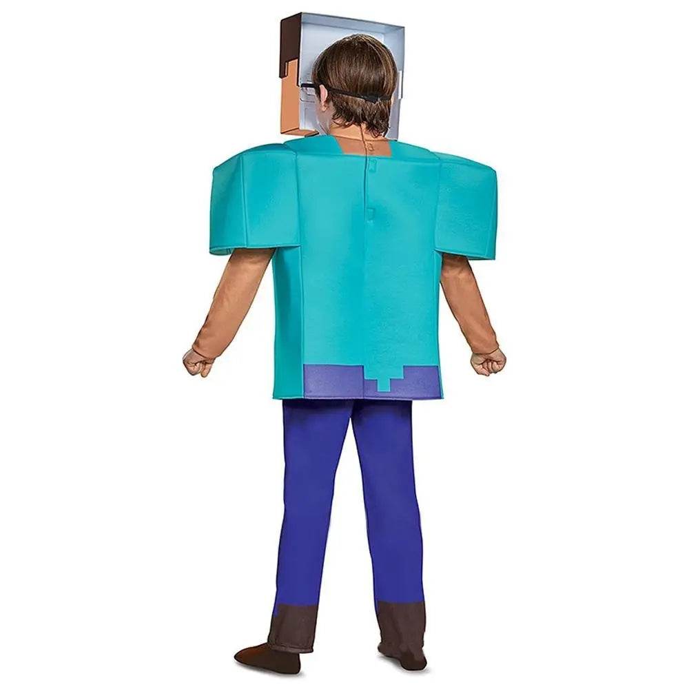 Steve Costume Minecraft Herobrine Notch Alex Cosplay Stage Game Costumes Suits For Kids - Pajamasbuy