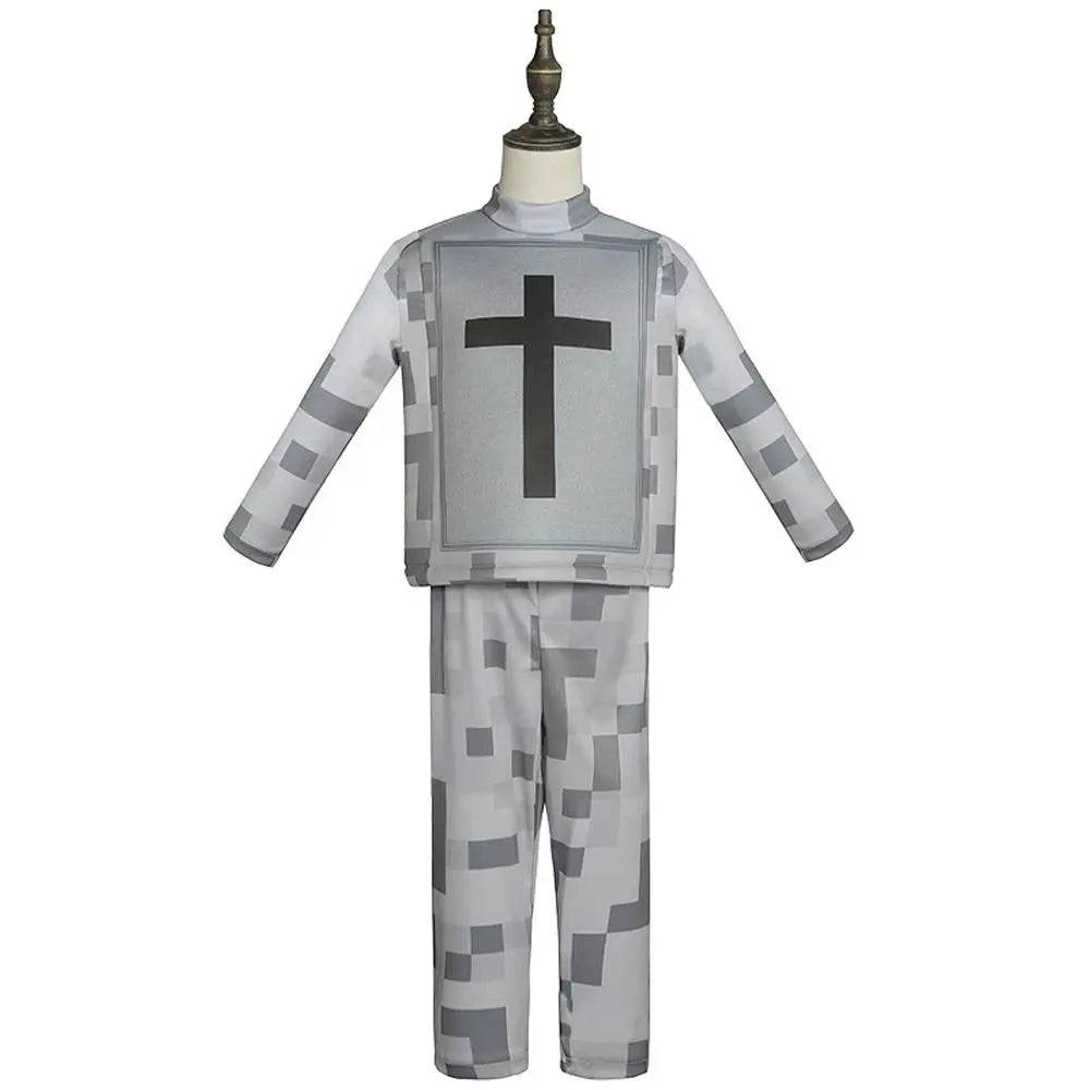 Steve Costume Minecraft Herobrine Notch Alex Cosplay Stage Game Costumes Suits For Kids - Pajamasbuy