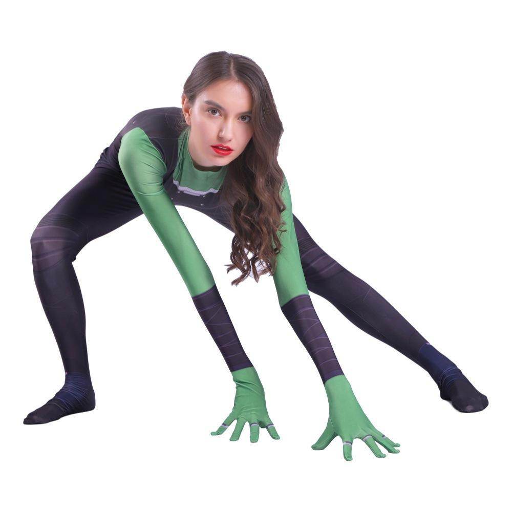 Gamora Costumes Guardians of The Galaxy Cosplay Jumpsuit Superhero Avengers Zentai - Ecosfun