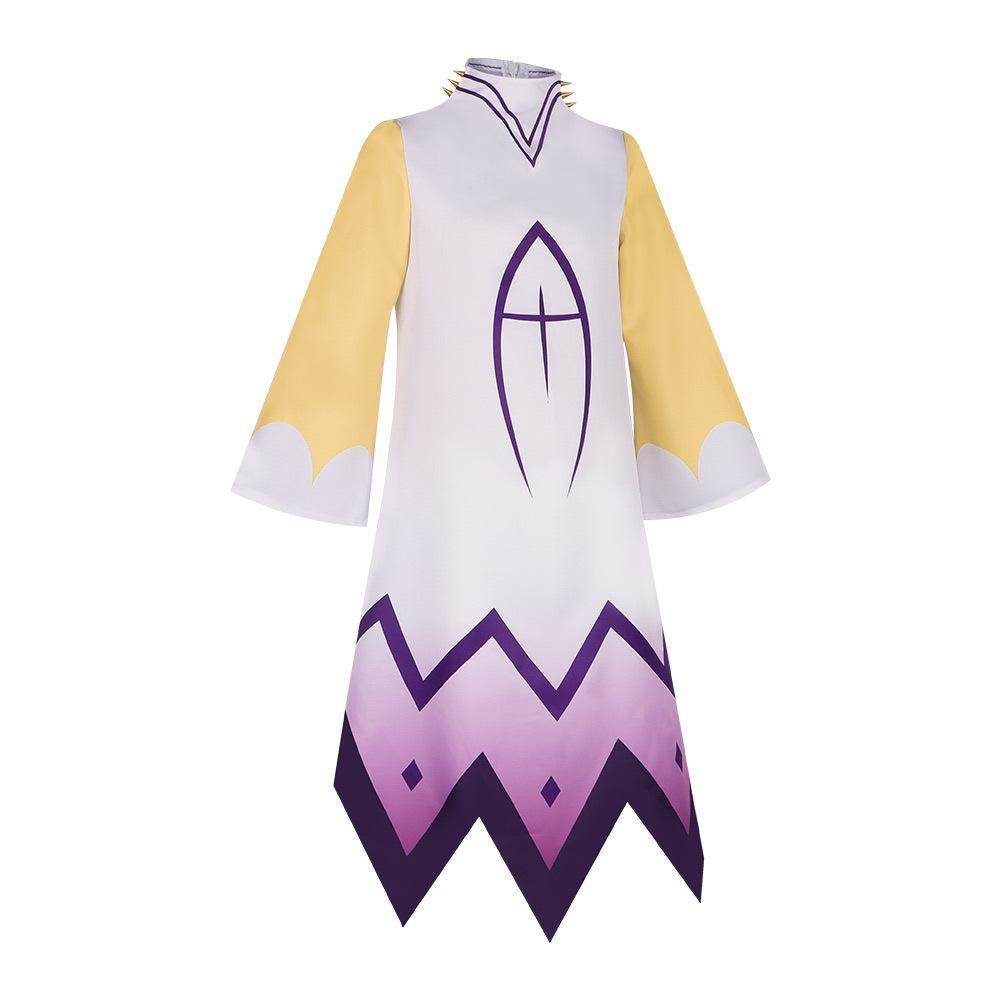 Hazbin Hotel Adam Cosplay Adam Robe Gloves Outfit Halloween - Ecosfun