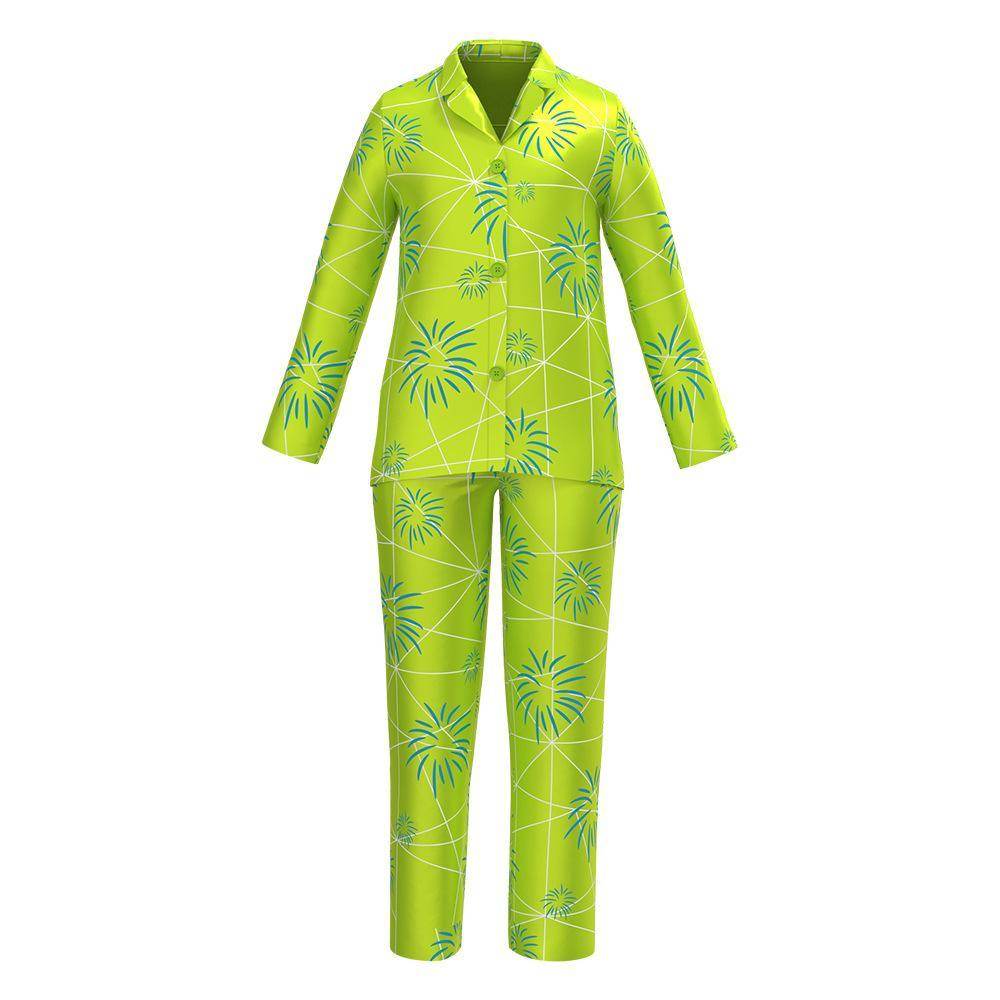 inside out 2 costumes Summer ice silk pajamas Home Wear - Ecosfun