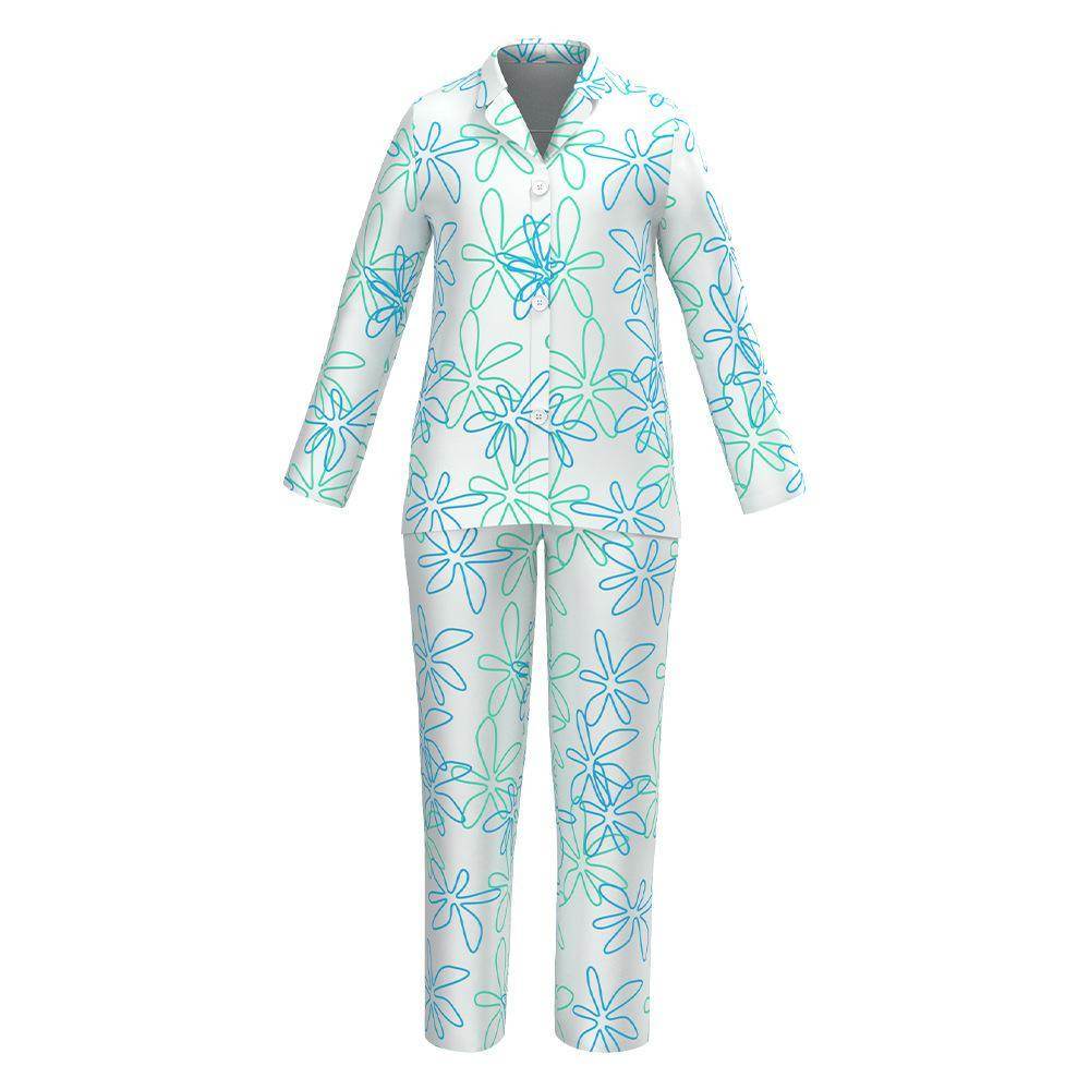 inside out 2 costumes Summer ice silk pajamas Home Wear - Ecosfun