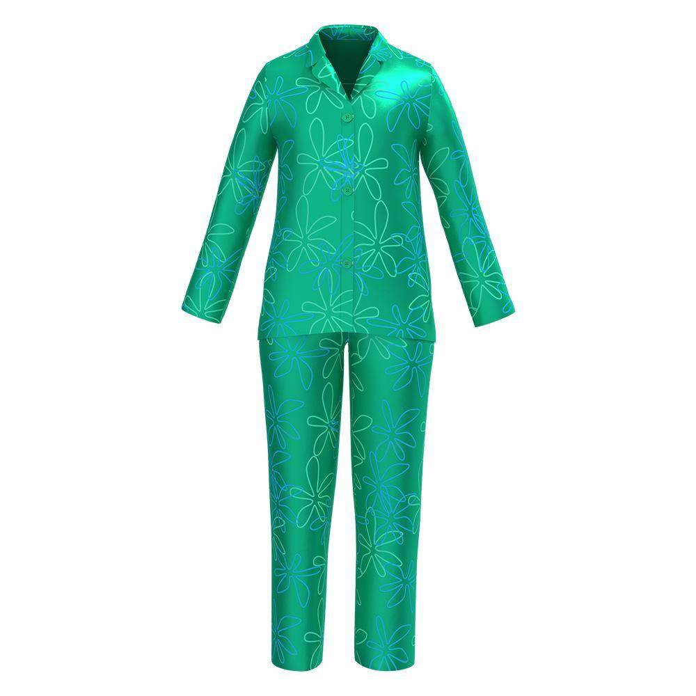 inside out 2 costumes Summer ice silk pajamas Home Wear - Ecosfun