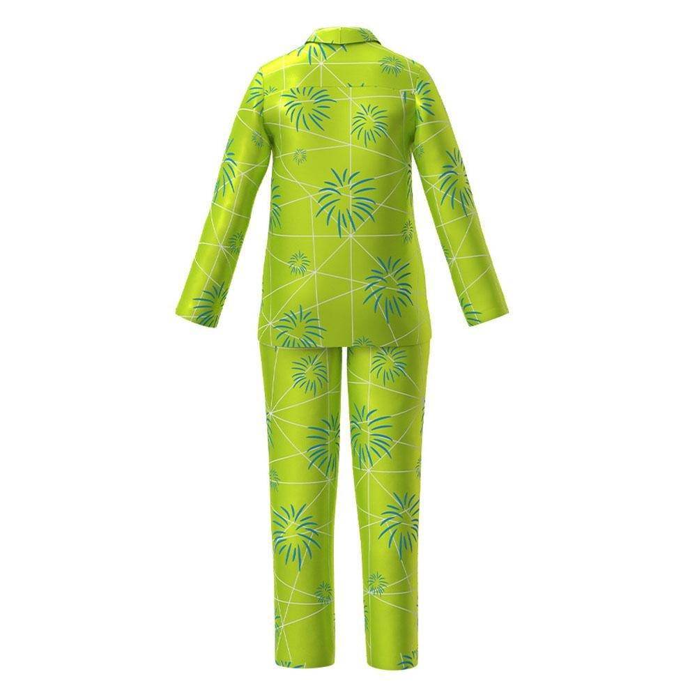 inside out 2 costumes Summer ice silk pajamas Home Wear - Ecosfun