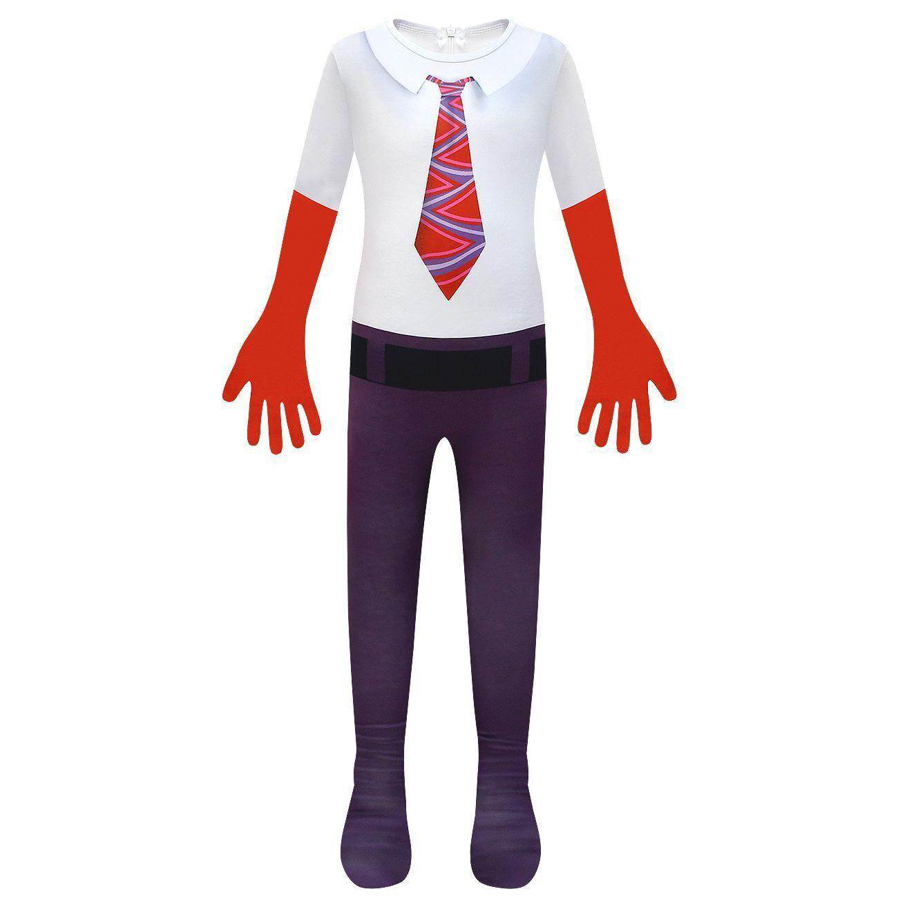 Inside Out Anger Cosplay Jumpsuit for Boys Kids' Zentai Costume - Ecosfun