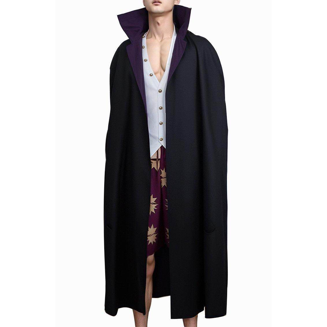 One piece Dracule Mihawk Costume anime cosplay - Ecosfun