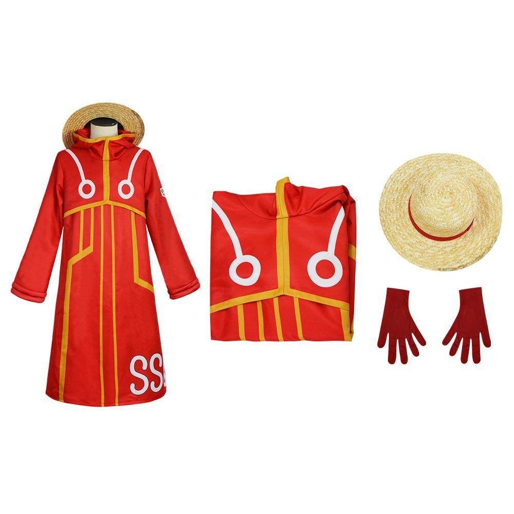 One Piece Egghead Arc 2024 Anime Monkey D. Luffy Costume Party Carnival Halloween Cosplay Full Set - Ecosfun