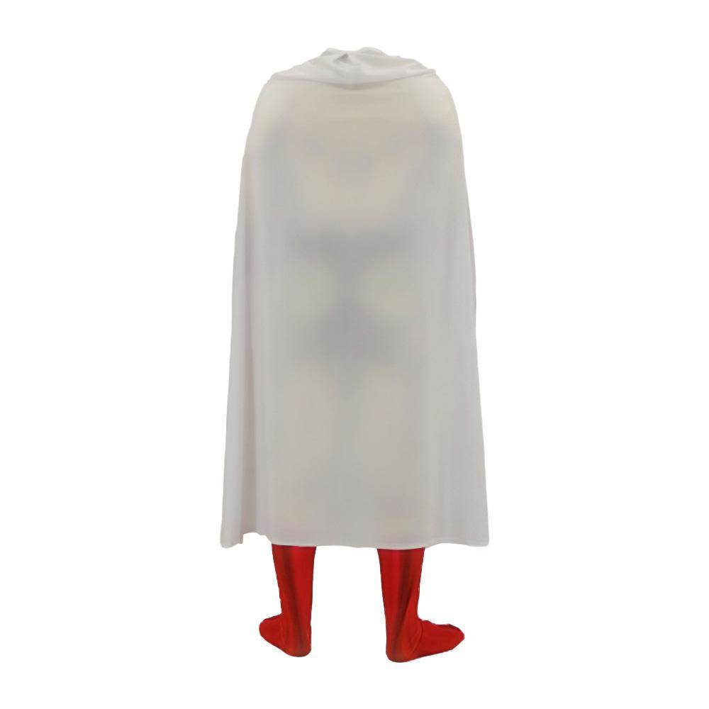 One Punch Man Saitama Costume Cosplay Zentai Suit Jumpsuit for Kids Adult - Ecosfun