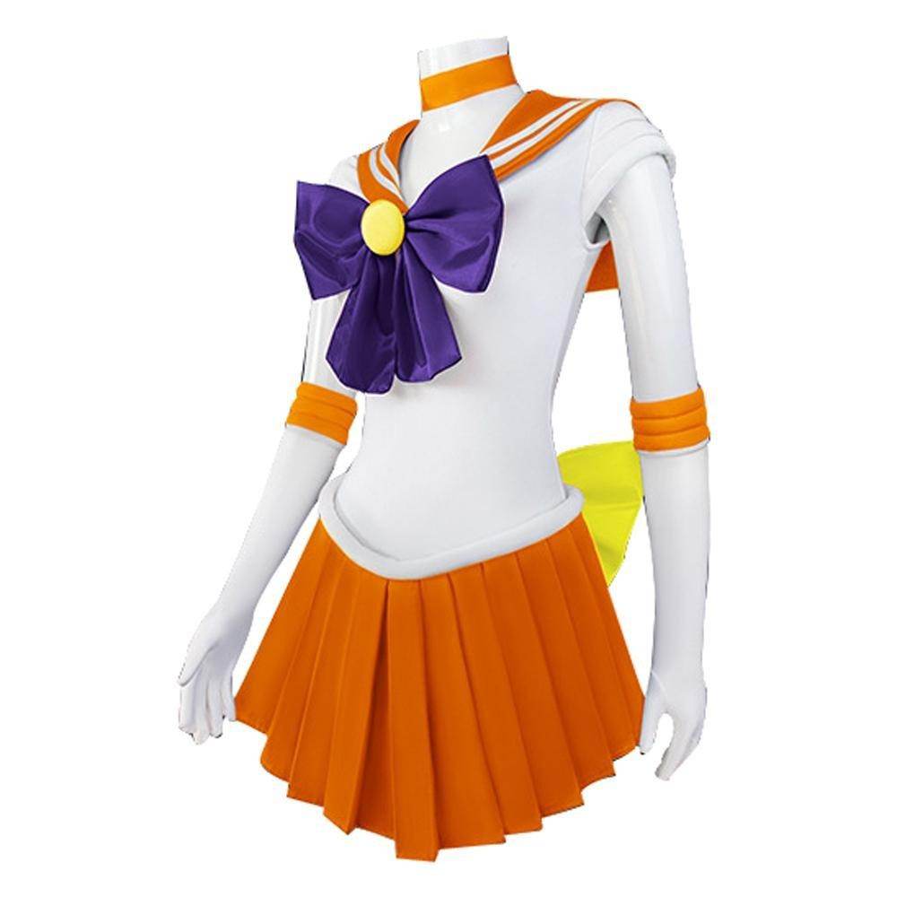 Sailor Moon Minako Aino Costume Uniform Cosplay Dress Outfits Halloween Suit - Ecosfun