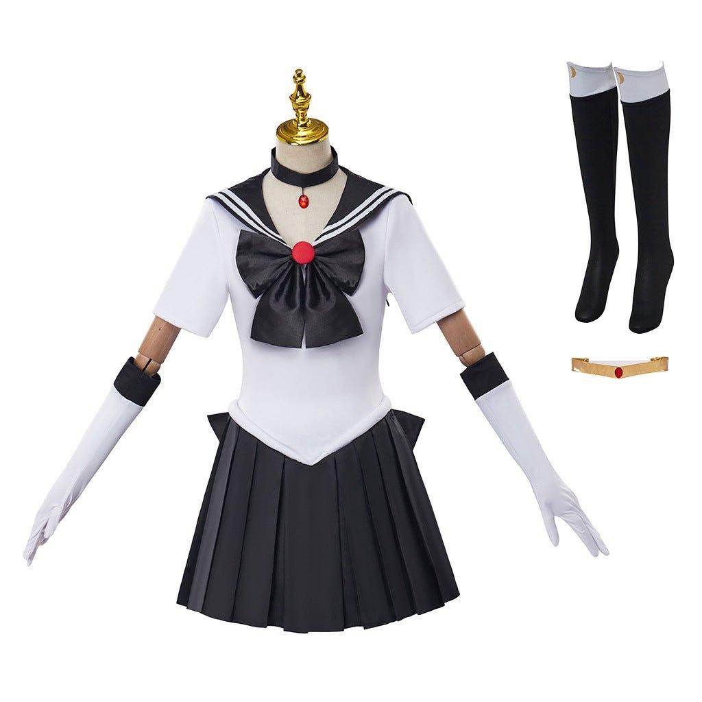 Sailor Moon Pluto Meiou Setsuna Costume Uniform Cosplay Dress Outfits Halloween Suit - Ecosfun