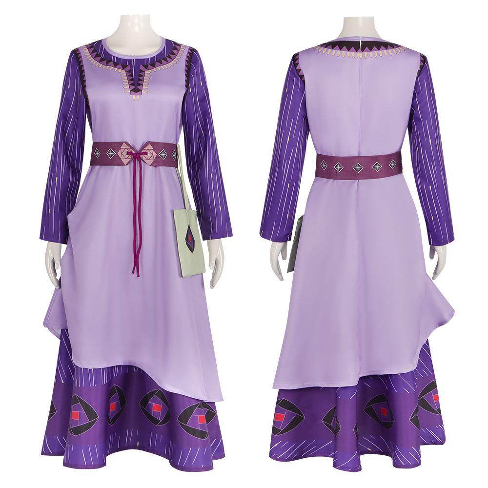 Wish Asha Anime Cosplay Costume Outfits Halloween Carnival Suit - Ecosfun