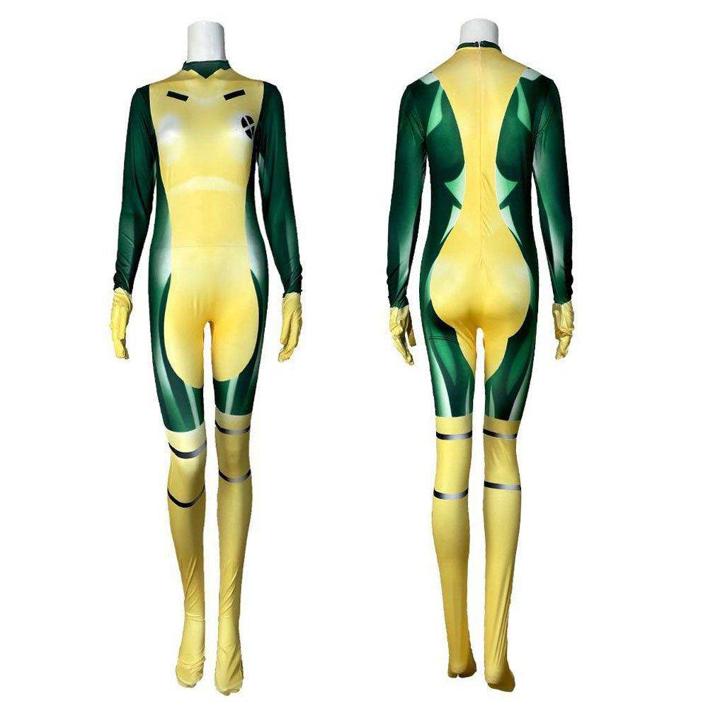 X Men Rogue Party Cosplay Costume Outfits Halloween Jumpsuit - Ecosfun